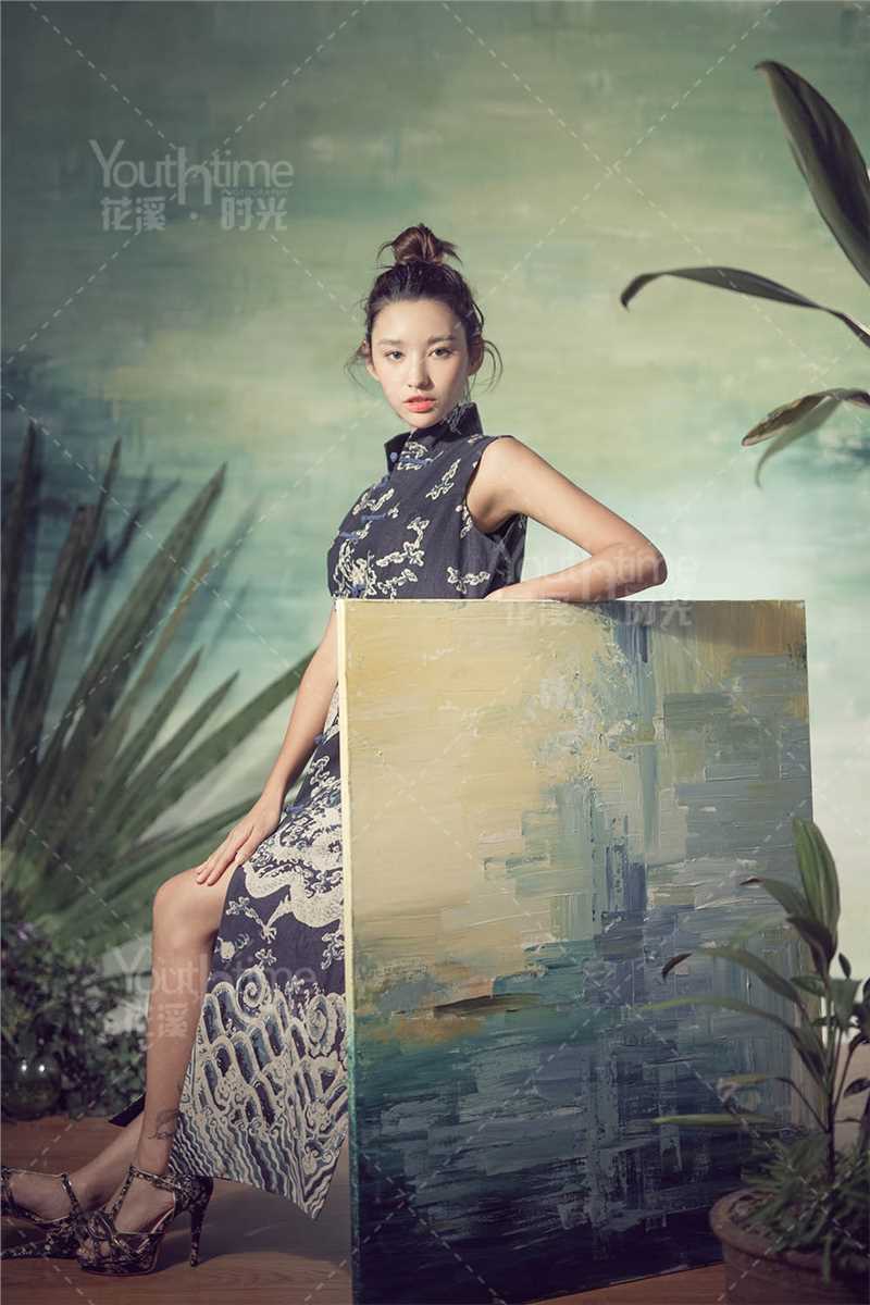 优质旗袍美女淡雅图片合集相册