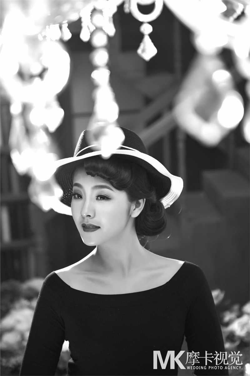 最全复古女郎黑白氛围感时尚图片壁纸