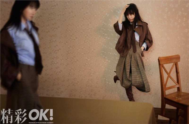 高清秦岚氛围感杂志封面时尚大片图集