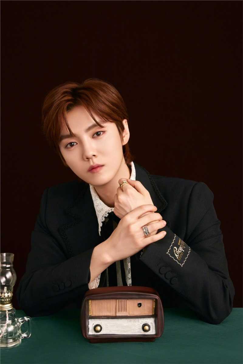 最新鹿晗GUCCI黑色西装绅士高级感时尚大片图集