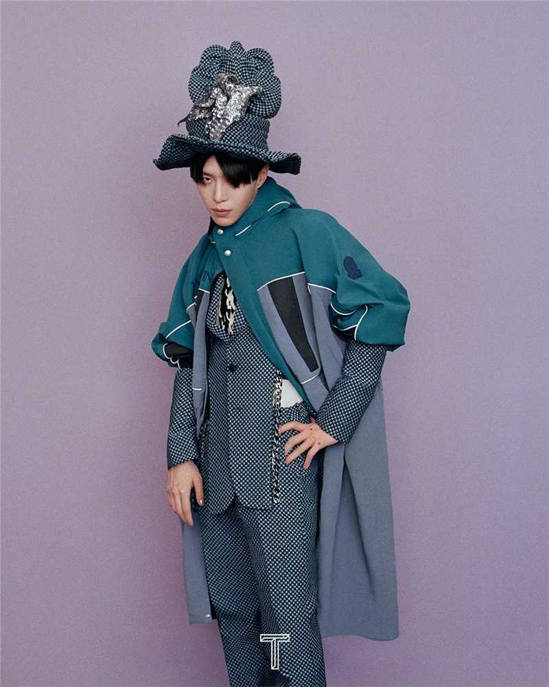 高清范丞丞西装叠穿复古时尚穿搭合集图集