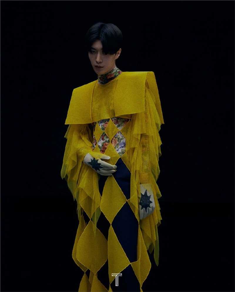 高清范丞丞西装叠穿复古时尚穿搭合集图集