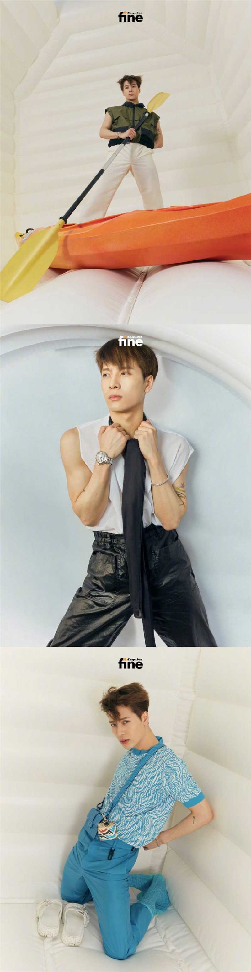 高清王嘉尔"时尚先生"肌肉照时尚大片图集