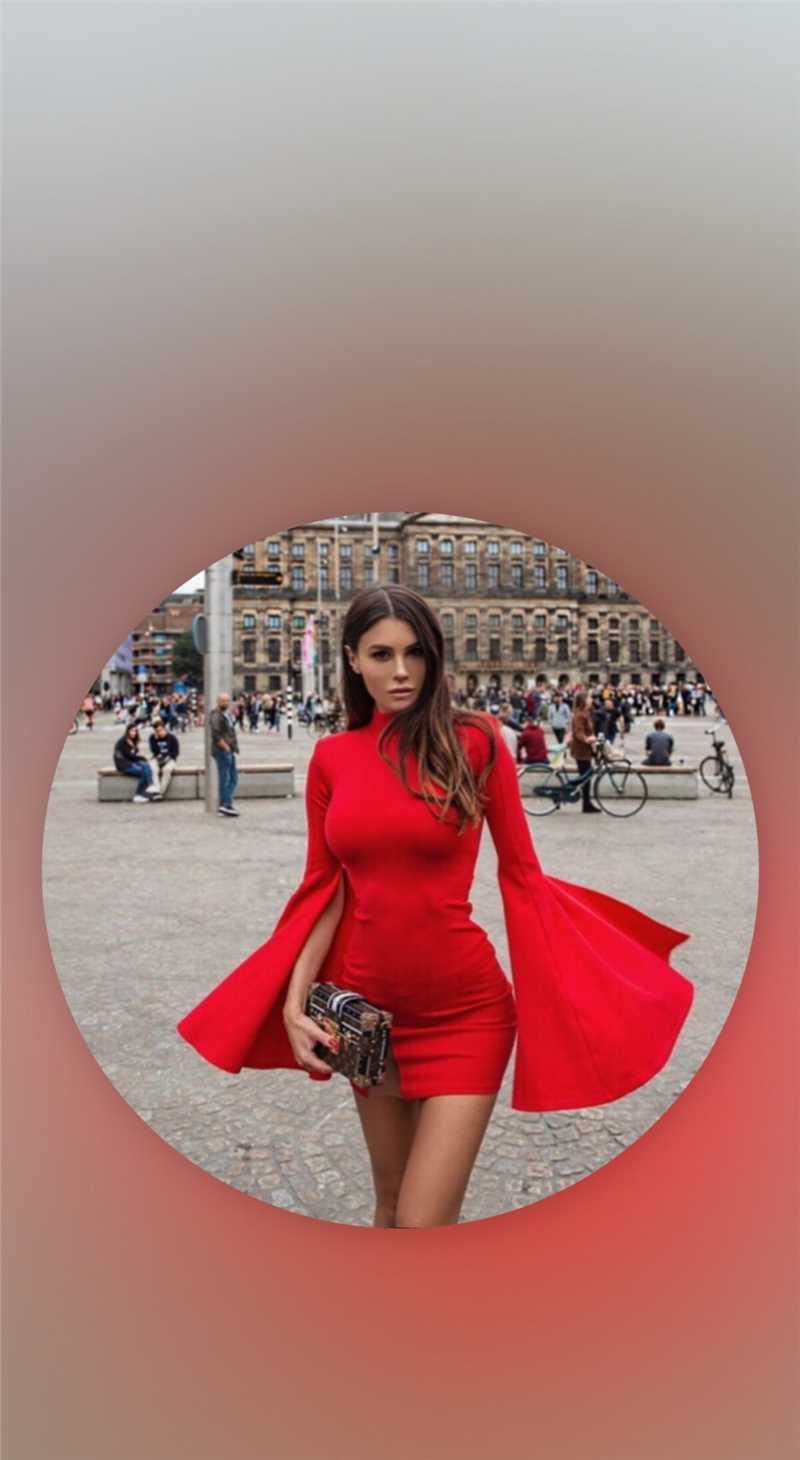 特别专辑欧美美女性感身材碎花短裙户外妖娆图片图片