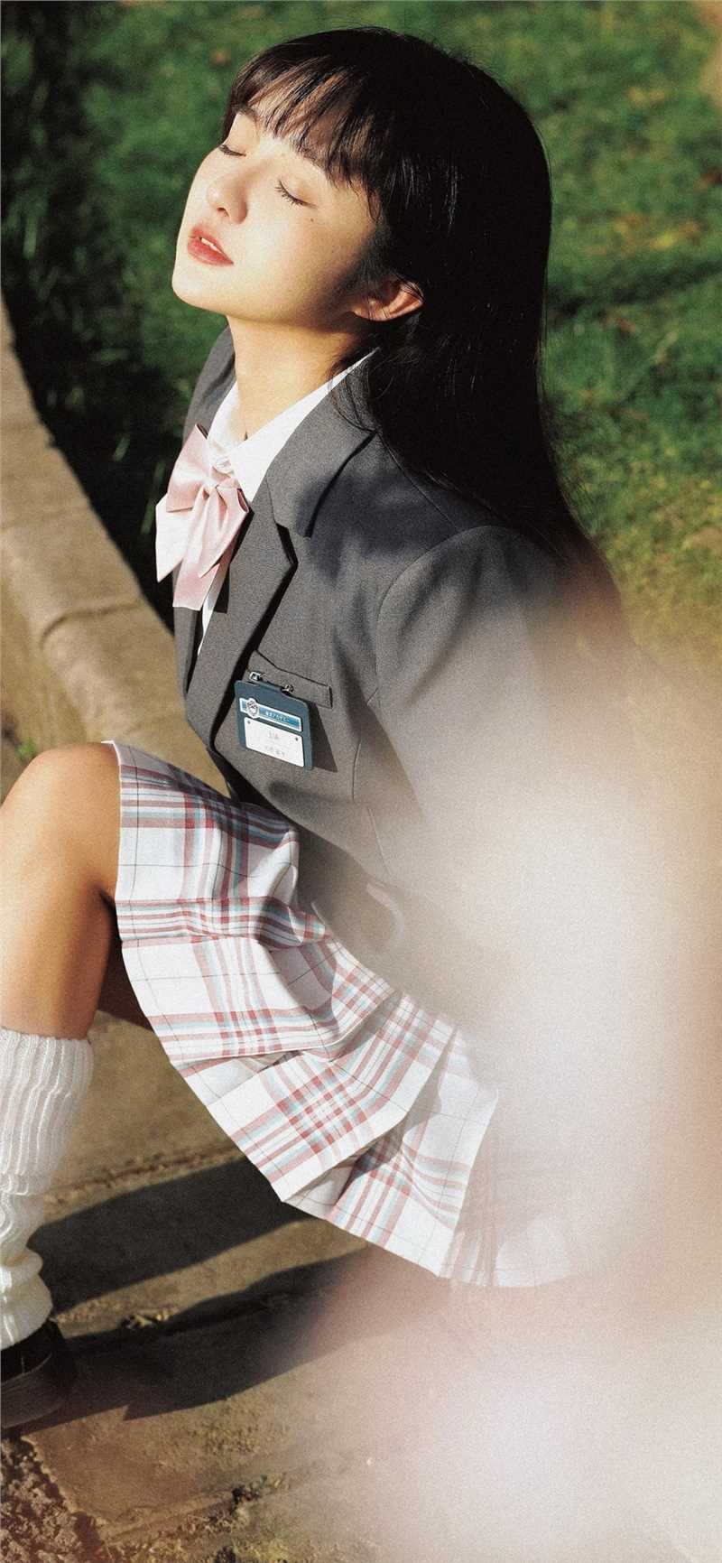 精选萝莉少女粉色蝴蝶结JK制服温柔风甜美图片图册