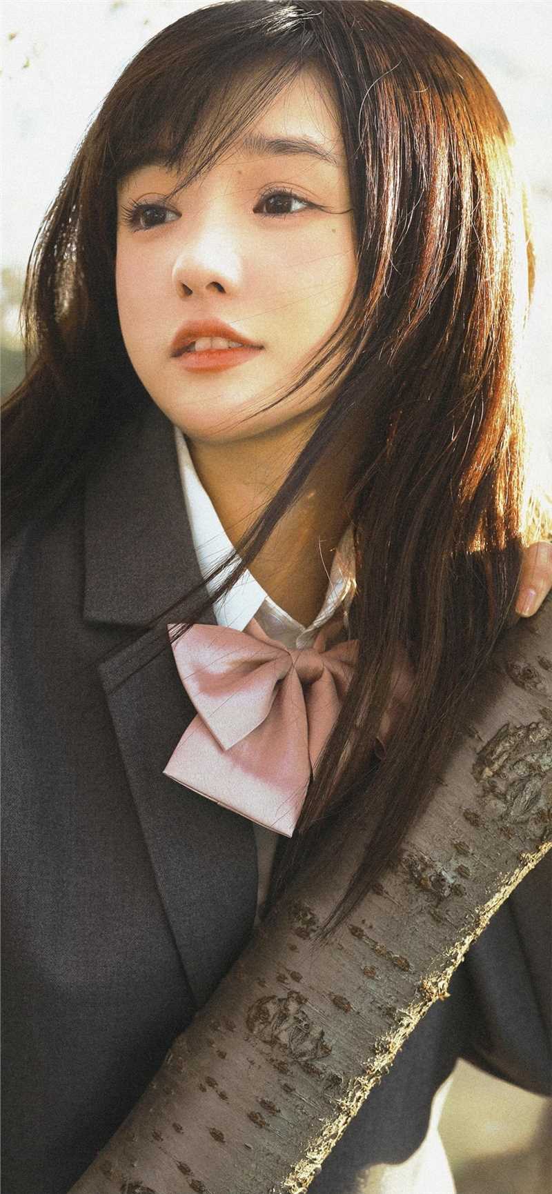精选萝莉少女粉色蝴蝶结JK制服温柔风甜美图片图册