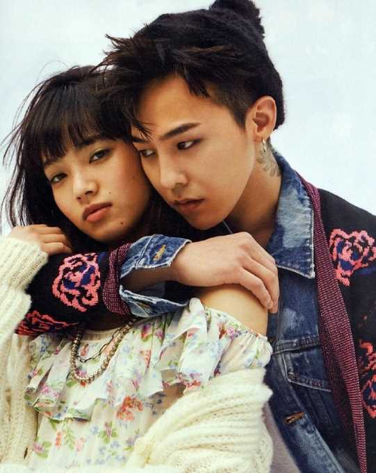 GD权志龙小松菜奈杂志合体个性时尚封面合集
