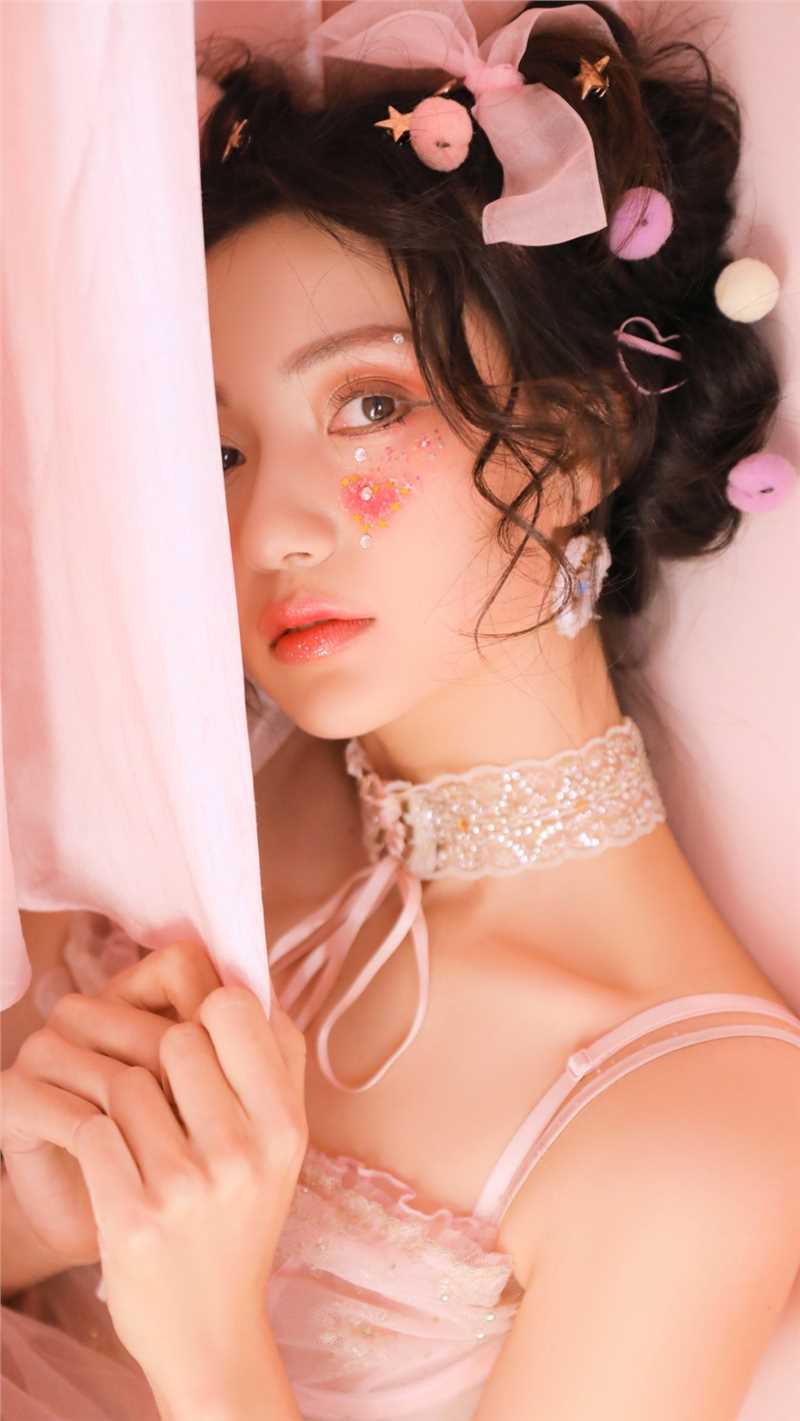 精选"芭比娃娃"少女粉色公主裙甜美可爱风清新图册