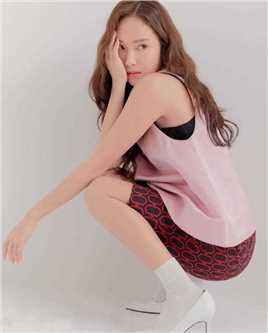 性感女神郑秀妍红色短裙个性图片合集