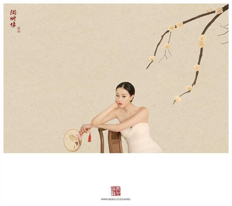 精选气质美女抹胸长裙图片合集图册