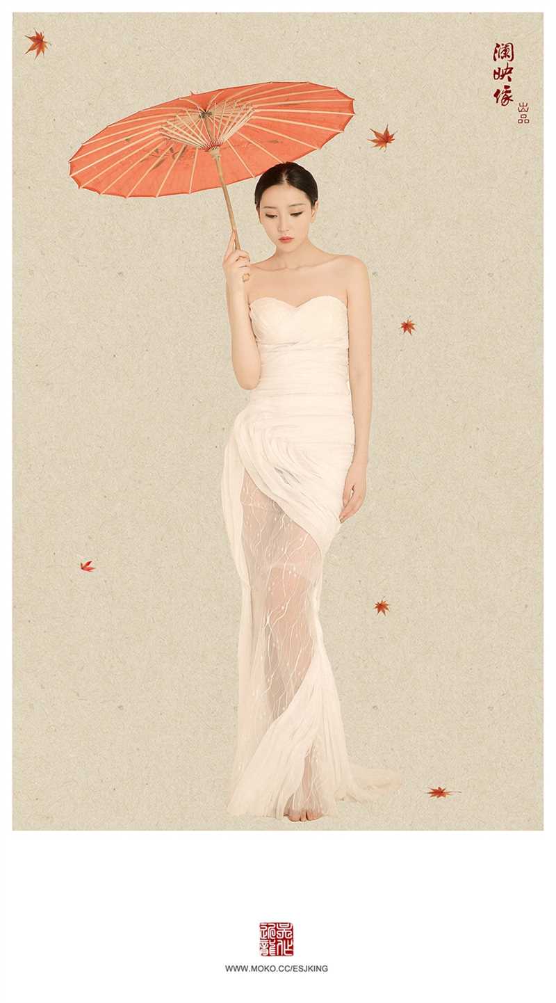 精选气质美女抹胸长裙图片合集图册