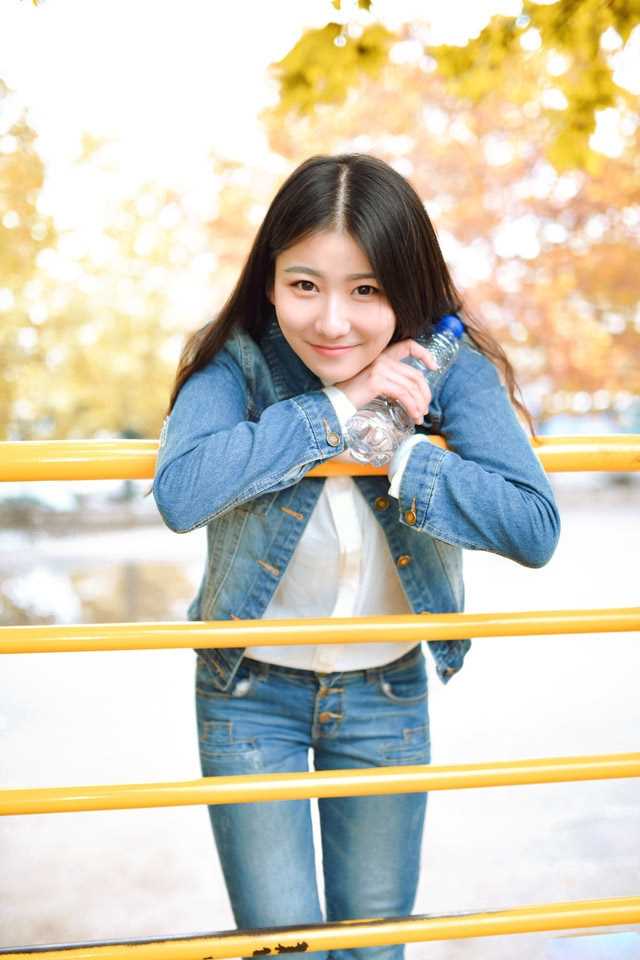 特别专辑清纯美女牛仔套装校园图片合集图片