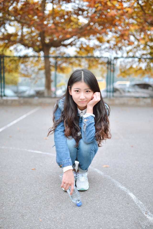 特别专辑清纯美女牛仔套装校园图片合集图片