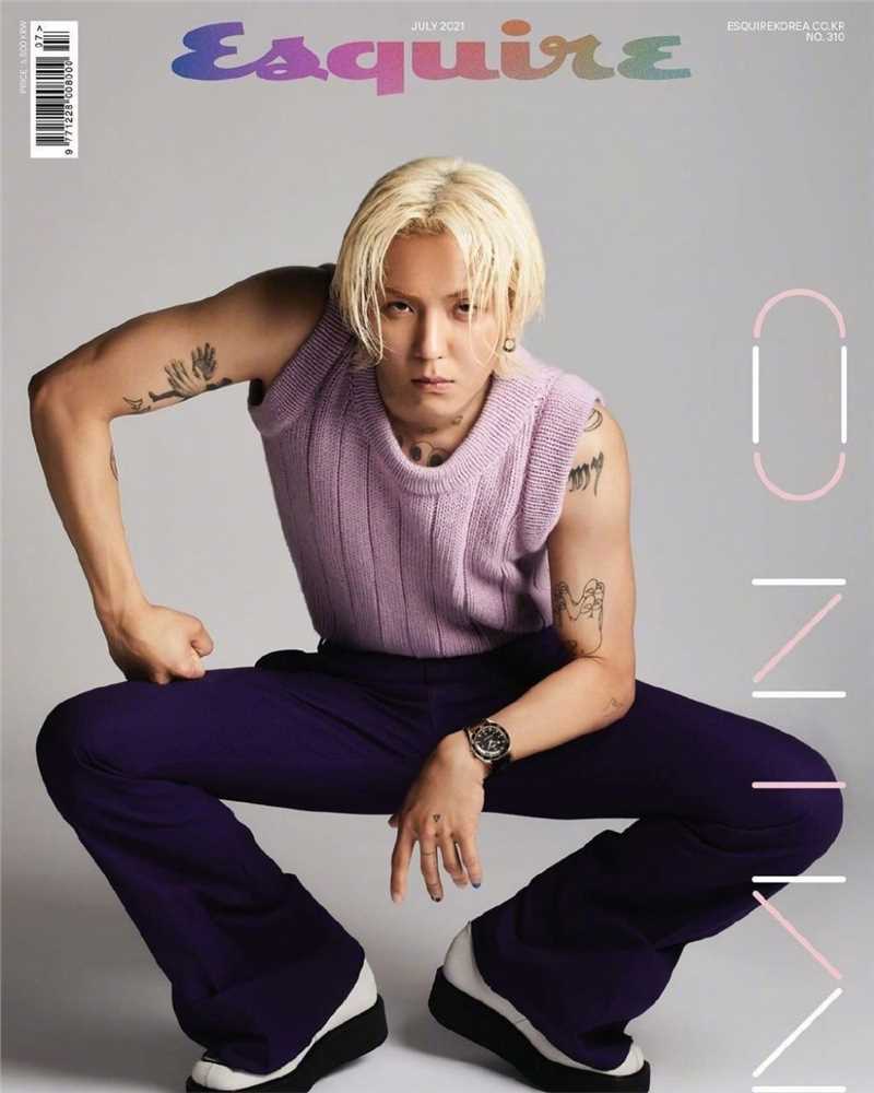 最新韩国男团WINNER宋旻浩白发时尚大片壁纸