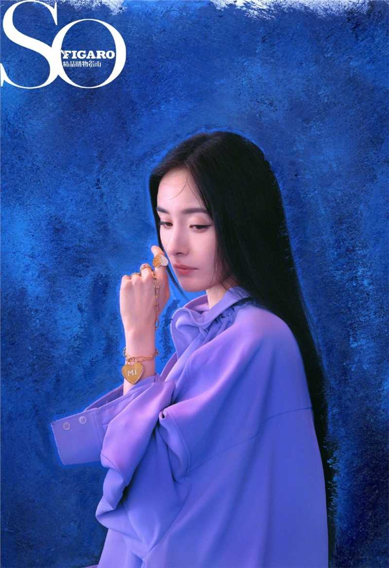 高清杨幂色彩反差感情绪化时尚大片图册