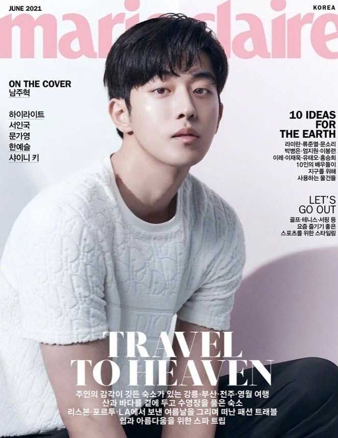 最新韩国演员南柱赫魅力时尚封面壁纸