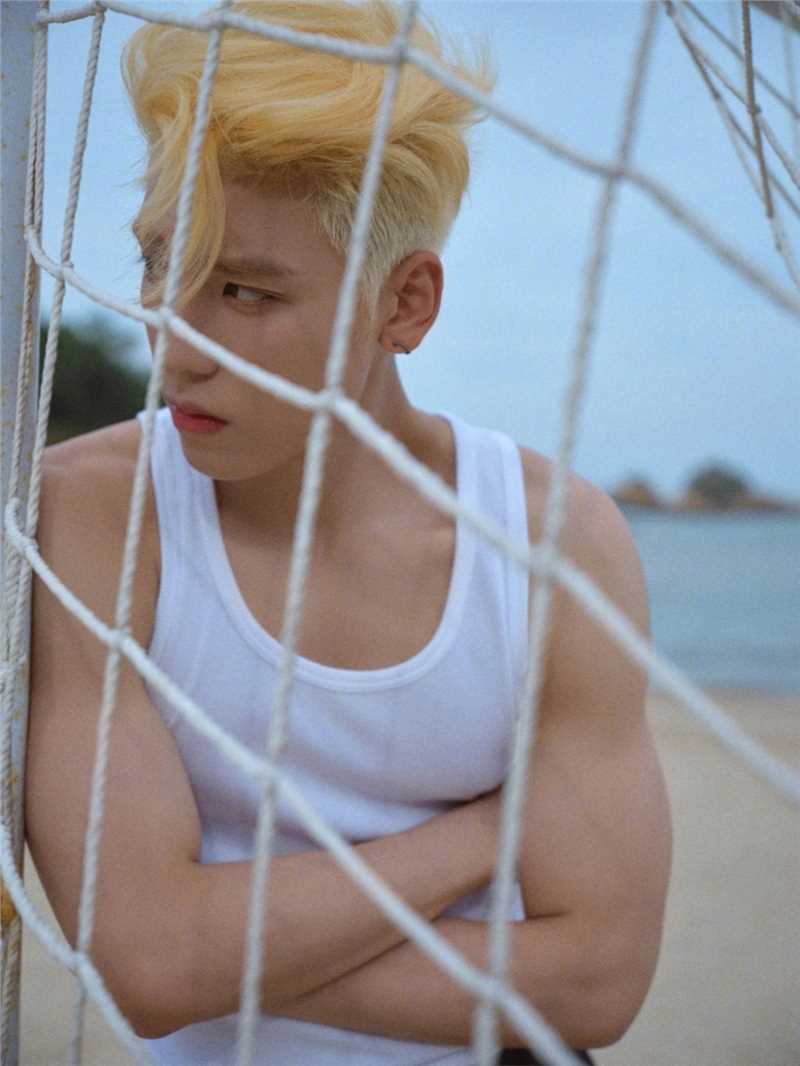 高清NINE,PERCENT王子异金发时尚大片图集