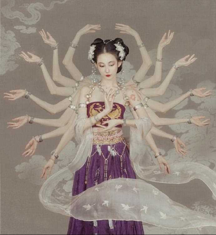 梦幻意境古装美女摄影恍如画中仙子
