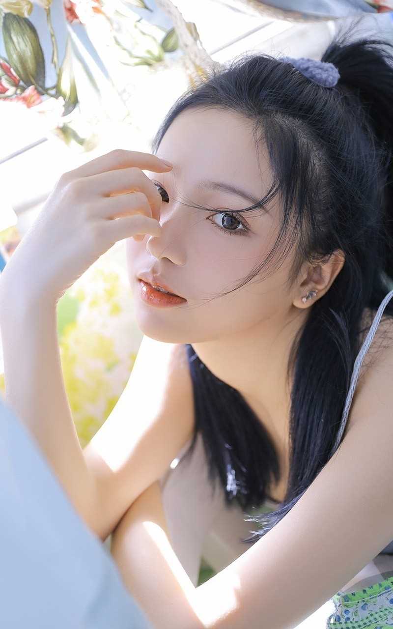 最新运动少女牛仔露肩连衣裙甜美性感风清新合集图集