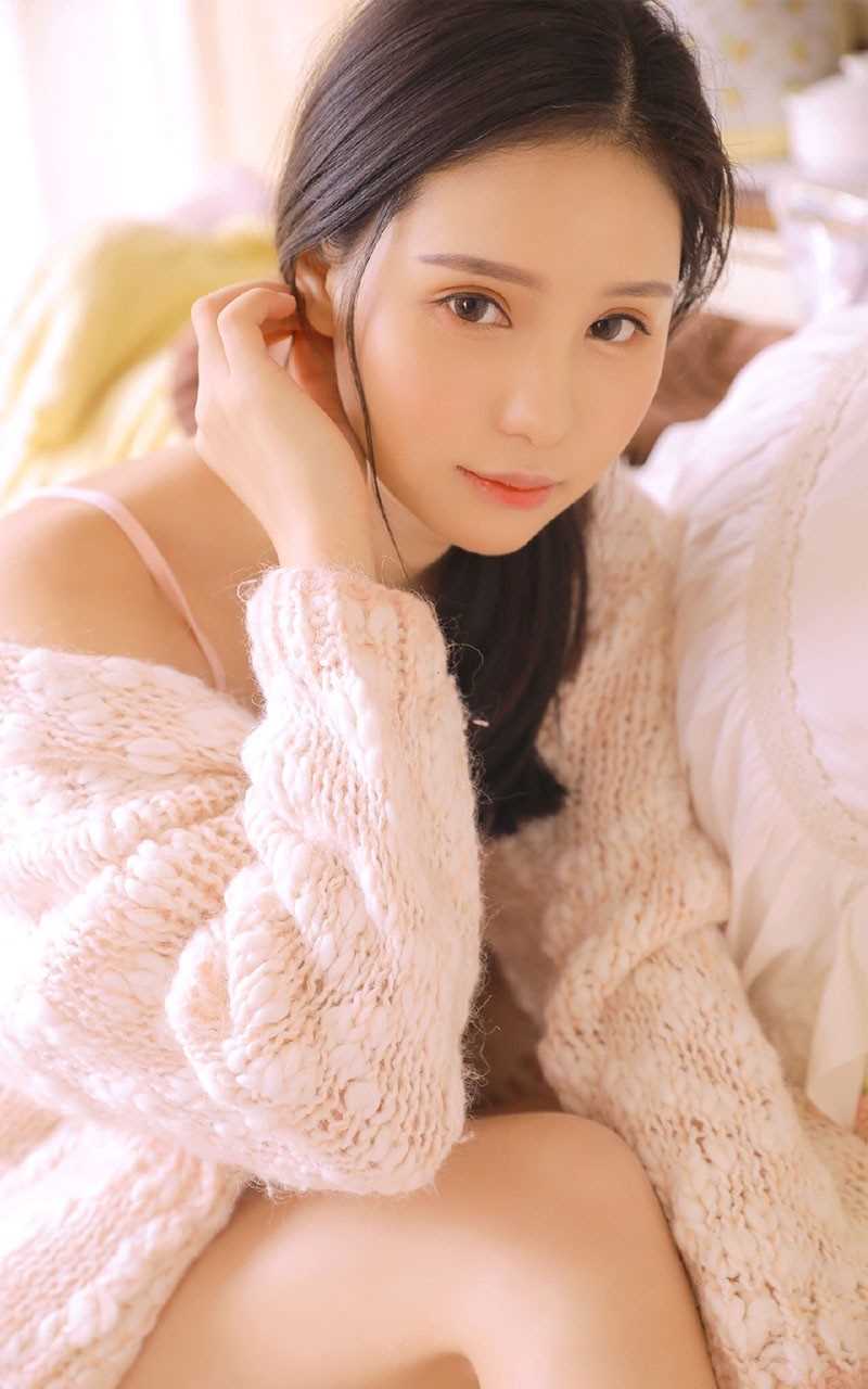 高清少女粉色吊带裙甜美清新风格合集图册