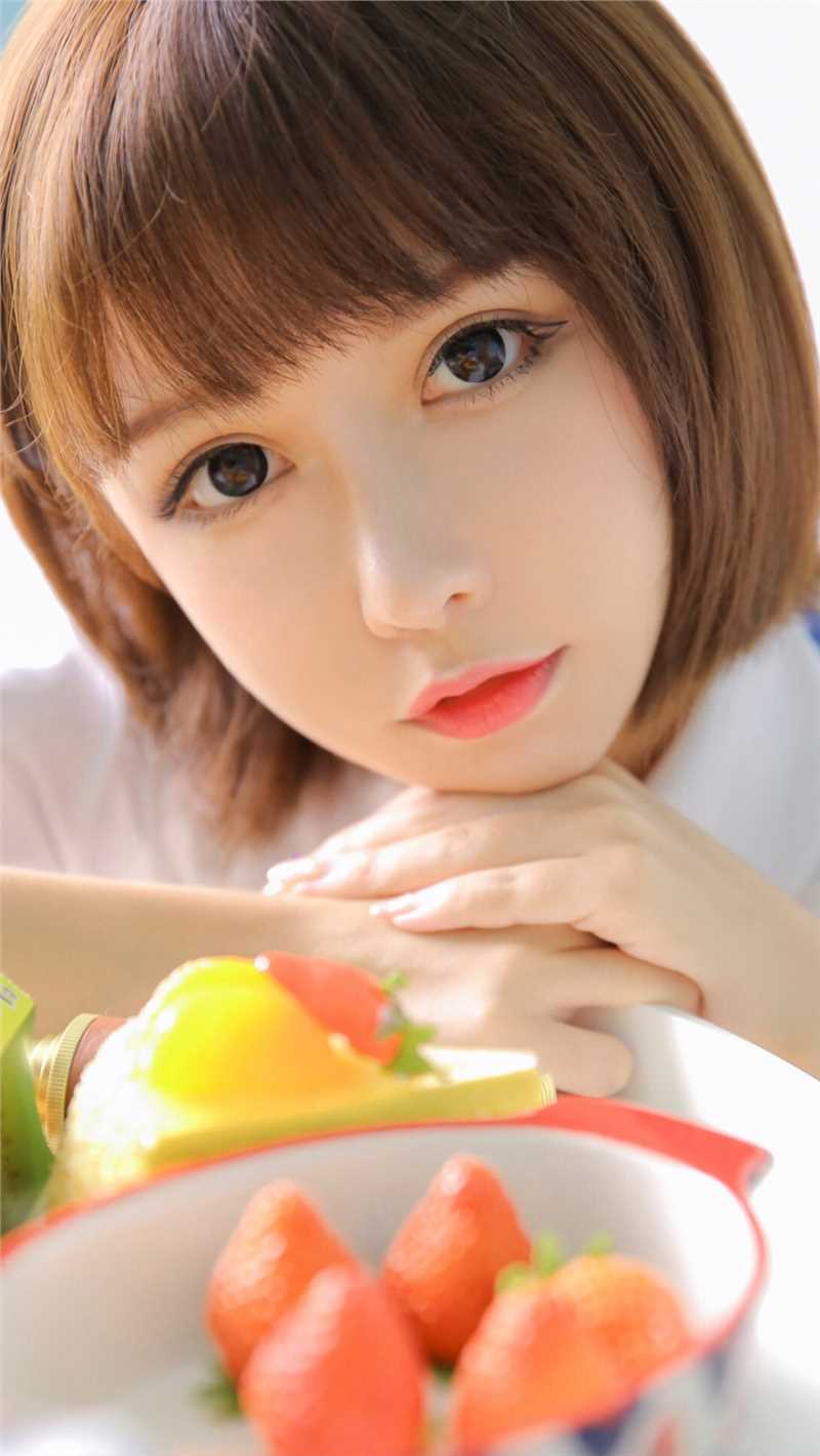 精选校园女神蓝白JK制服清新甜美风艺术照图册