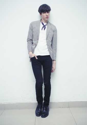 精选鹿晗红绿经典搭配贵族范复古时尚大片图册