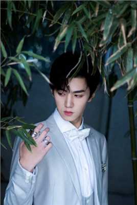 精选陈哲远西装清冷感户外时尚图片图册