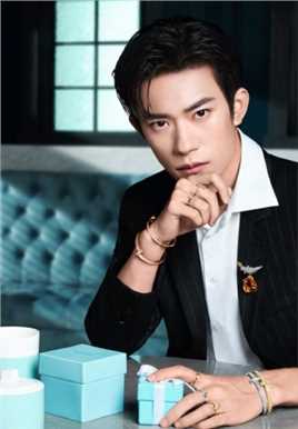 精选易烊千玺霸道背头时尚品牌Tiffany代言大片图册